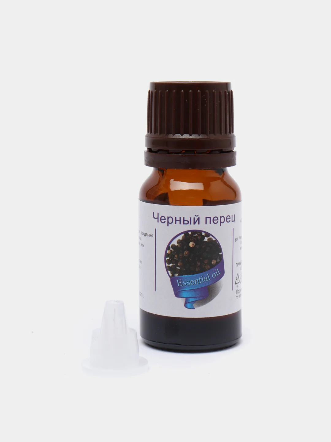 Эфирное масло "Чёрный перец", флакон-капельница, аннотация, 10 мл