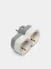 Сетевой разветвитель на два выхода с заземляющим контактом 250V, 16A STEKKER ADP16-12-20