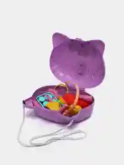 Фиолетовый детский игровой набор с сумочкой, 4 вида