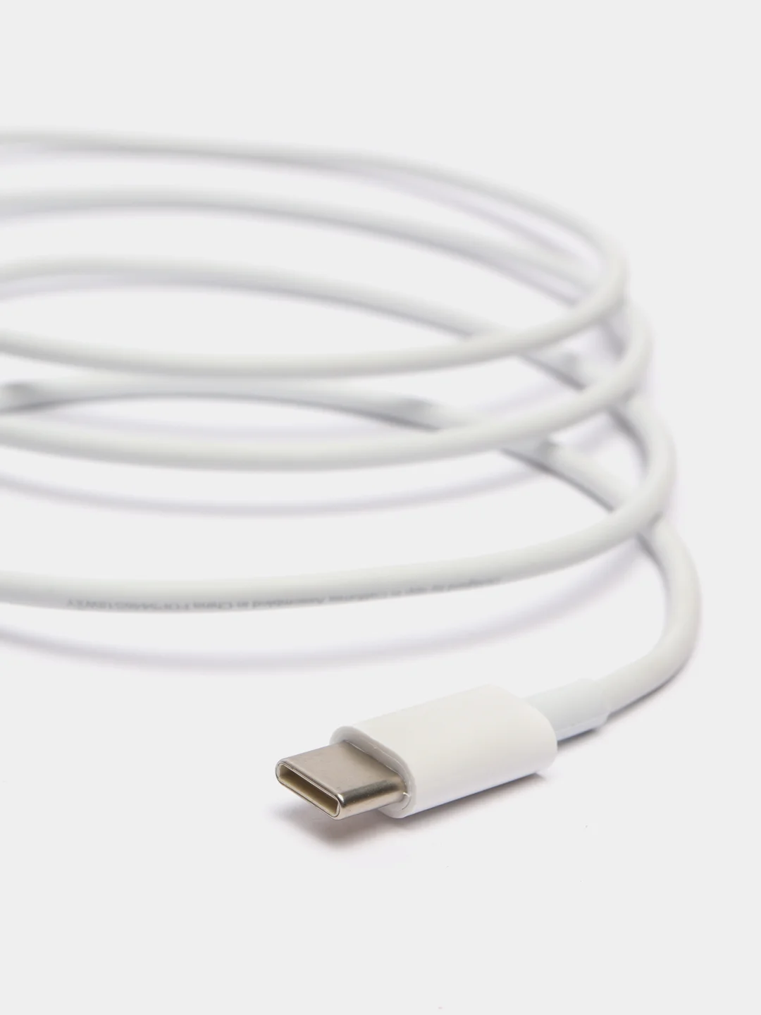 Белый кабель для iPhone lightning type-c быстрая зарядка лайтинг