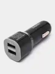 Черный автомобильное зарядное устройство, 2 USB выхода