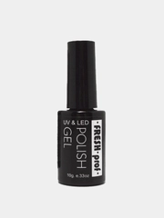 Гель-лак для ногтей Fresh Prof №16, 10g с черный шиммером, кошачий глаз перламутр