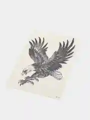 Лазурный временная переводная татуировка "Воины, птицы, черепа и др.",  21х15 см