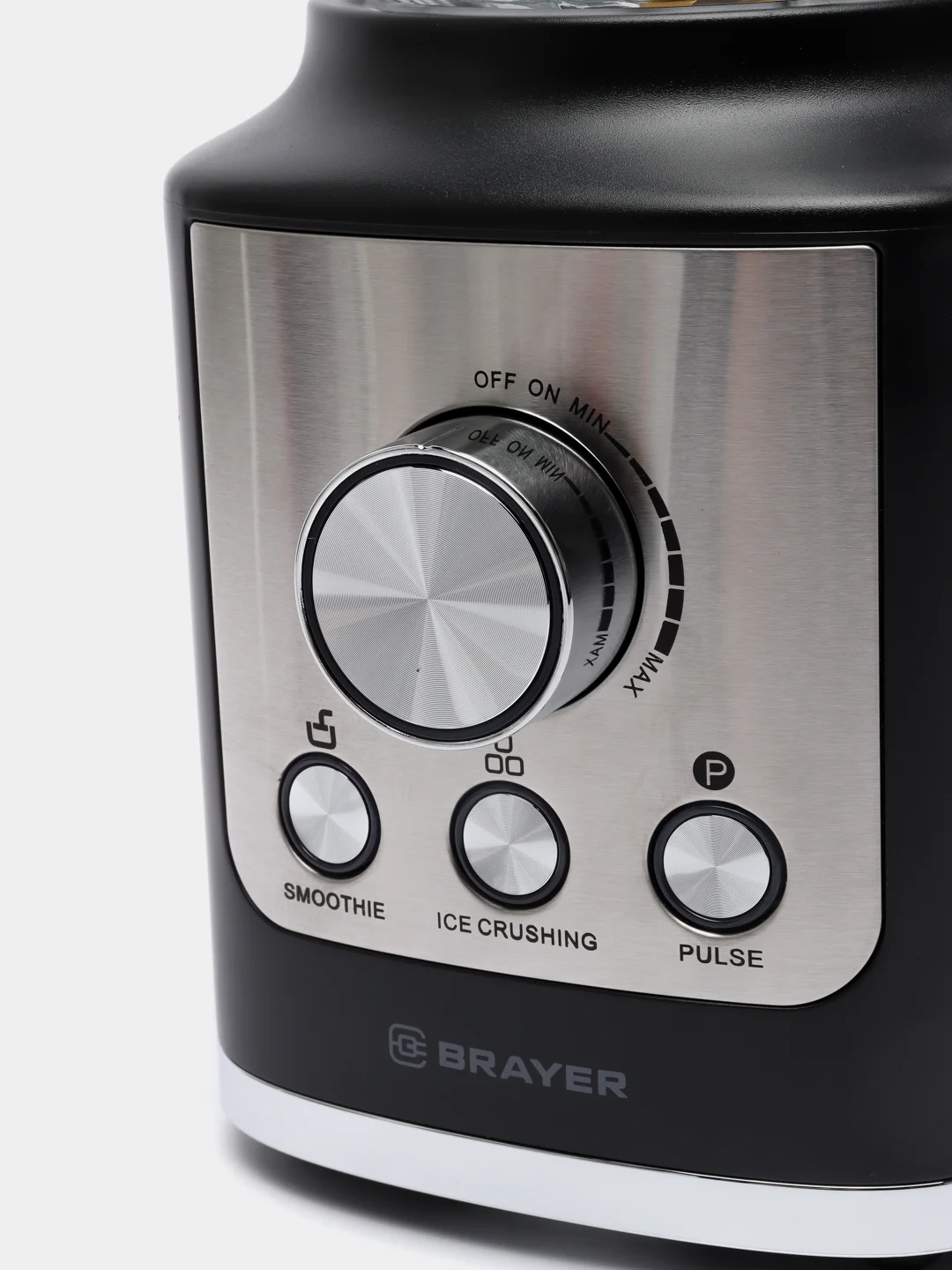 Блендер настольный BRAYER BR1200BK, стеклянный, колка льда