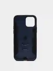 Темно-синий противоударный чехол с держателем Apple IPhone X/XS, 12, 12Pro, 12Pro Max с защитой камеры
