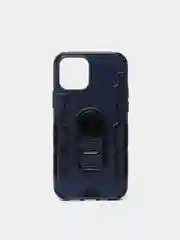Темно-синий противоударный чехол с держателем Apple IPhone X/XS, 12, 12Pro, 12Pro Max с защитой камеры
