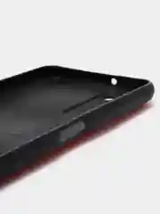 Красный силиконовый чехол накладка для Honor 10X Lite с текстурой кожи (под кожу)