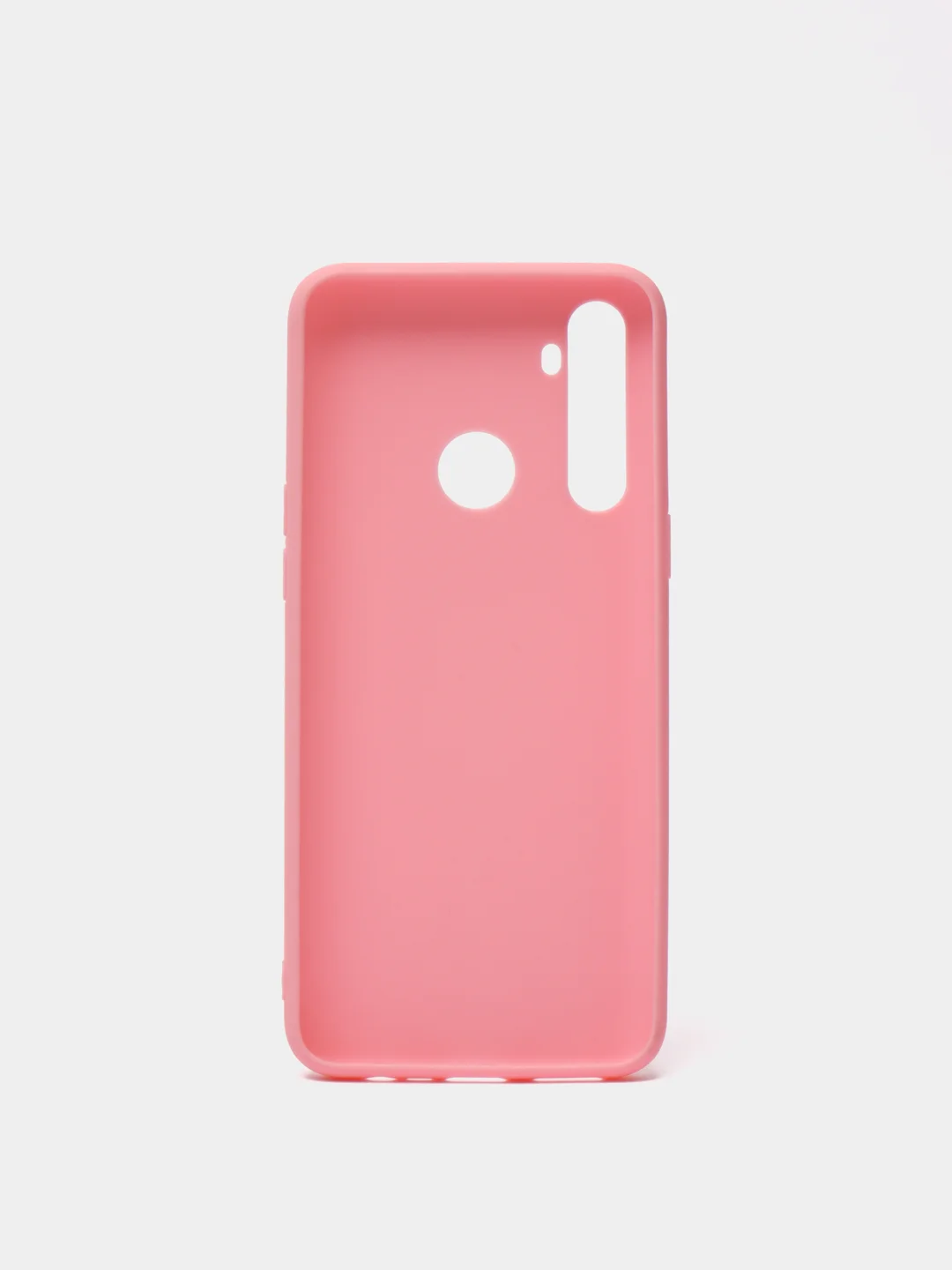 Розовый чехол Realme C3 / 5 / 6i Реалми С3 / 6ай силиконовый цветной матовый