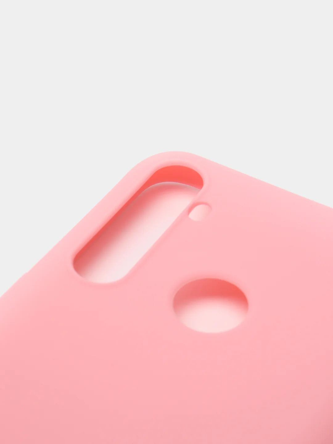 Розовый чехол Realme C3 / 5 / 6i Реалми С3 / 6ай силиконовый цветной матовый