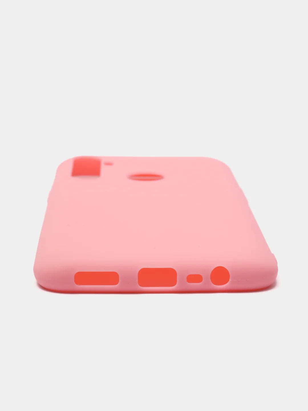 Розовый чехол Realme C3 / 5 / 6i Реалми С3 / 6ай силиконовый цветной матовый