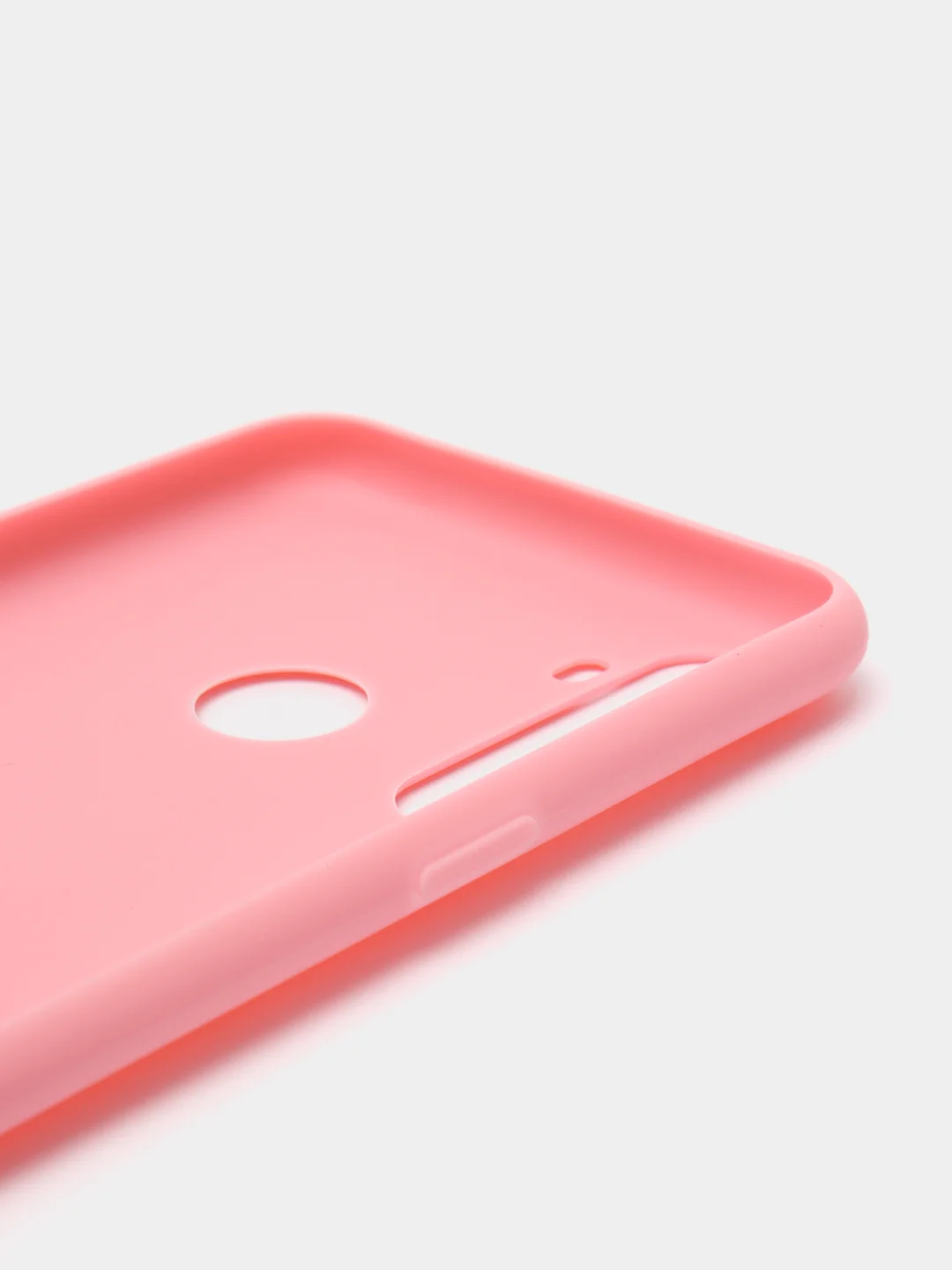 Розовый чехол Realme C3 / 5 / 6i Реалми С3 / 6ай силиконовый цветной матовый