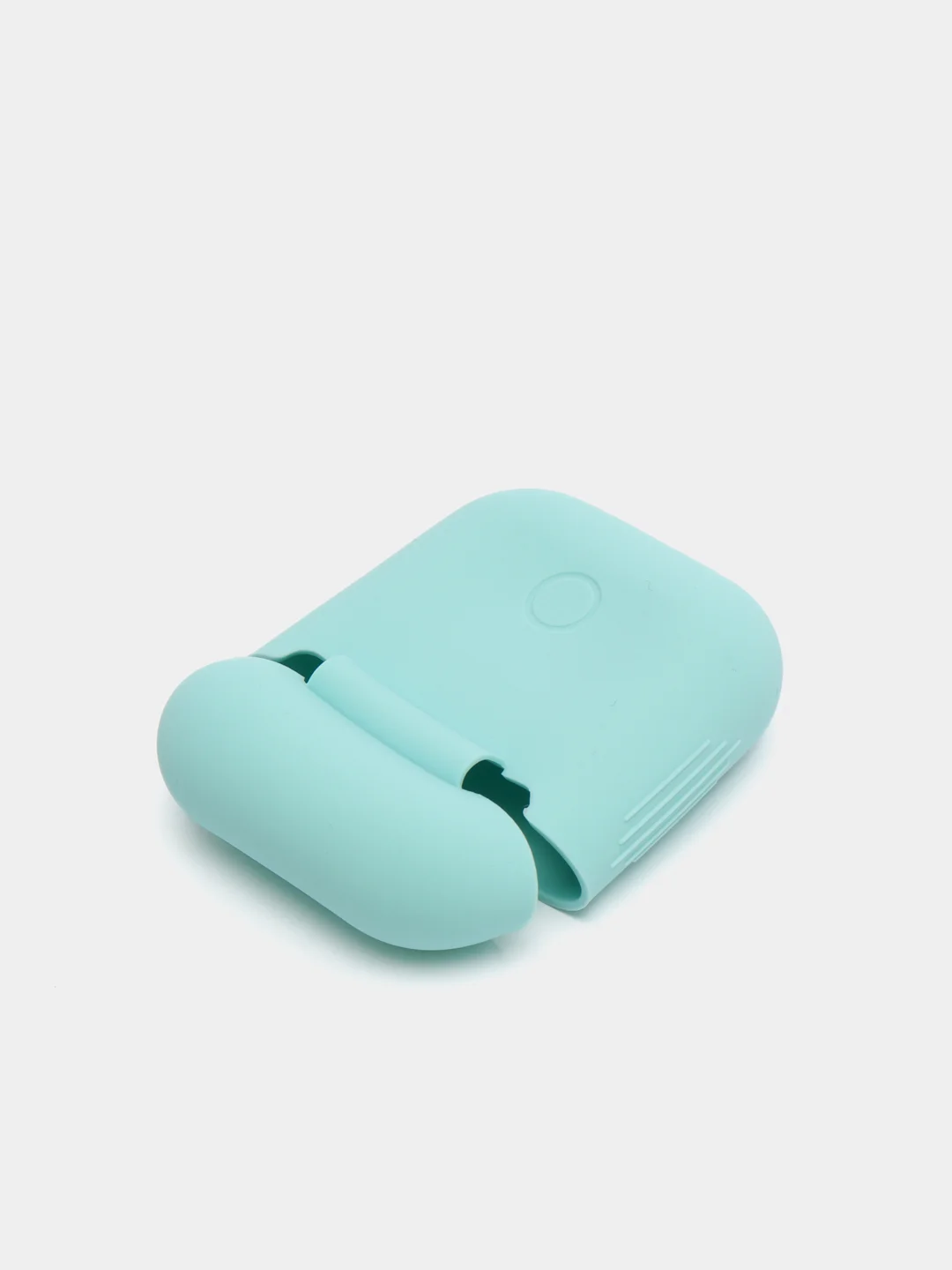 Белый чехол для наушников AirPods 1, 2, силиконовый