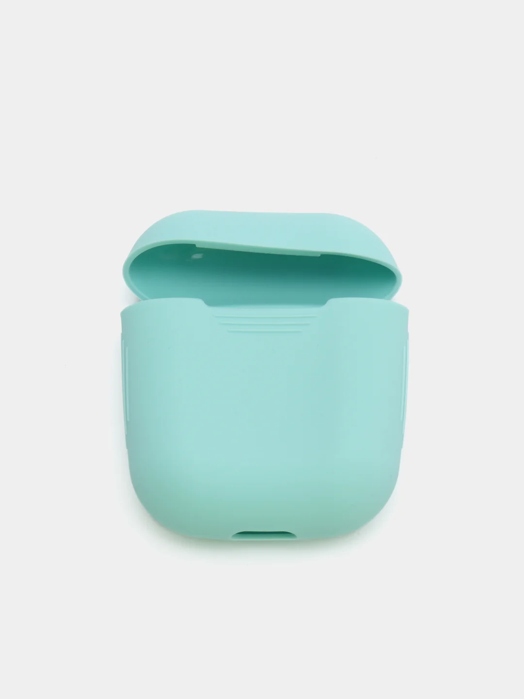 Бирюзовый чехол для наушников AirPods 1, 2, силиконовый
