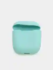 Бирюзовый чехол для наушников AirPods 1, 2, силиконовый