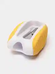 Желтый точилка для карандашей, 1 отверстие