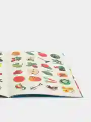 Голубой книга для детей 4-7 лет с наклейками, 12 стр., размер 22 x 16