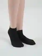 Носки короткие, набор из 6 пар, разноцветные
