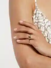 Золотой кольцо / парное кольцо / кольцо бабочка