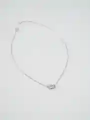 Оливковый цепочка с подвеской "Знаки зодиака", серебряная, с открыткой