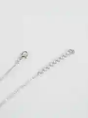 Серый цепочка с подвеской "Знаки зодиака", серебряная, с открыткой