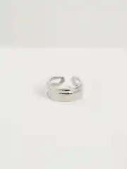 Серебряный кольцо двойное, безразмерное