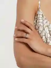 Серебряный кольцо "Котик" с ушками и лапками, без размера