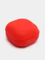 Красный cиликоновый чехол для наушников Samsung Galaxy Buds Pro/Buds Live/Buds 2 с карабином