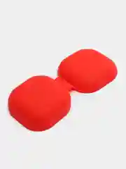Красный cиликоновый чехол для наушников Samsung Galaxy Buds Pro/Buds Live/Buds 2 с карабином