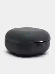 Тёмно-серый cиликоновый чехол для наушников Samsung Galaxy Buds Pro/Buds Live/Buds 2 с карабином