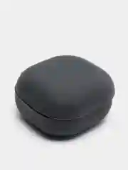 Тёмно-серый cиликоновый чехол для наушников Samsung Galaxy Buds Pro/Buds Live/Buds 2 с карабином