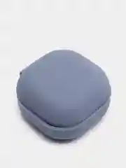 Серый cиликоновый чехол для наушников Samsung Galaxy Buds Pro/Buds Live/Buds 2 с карабином