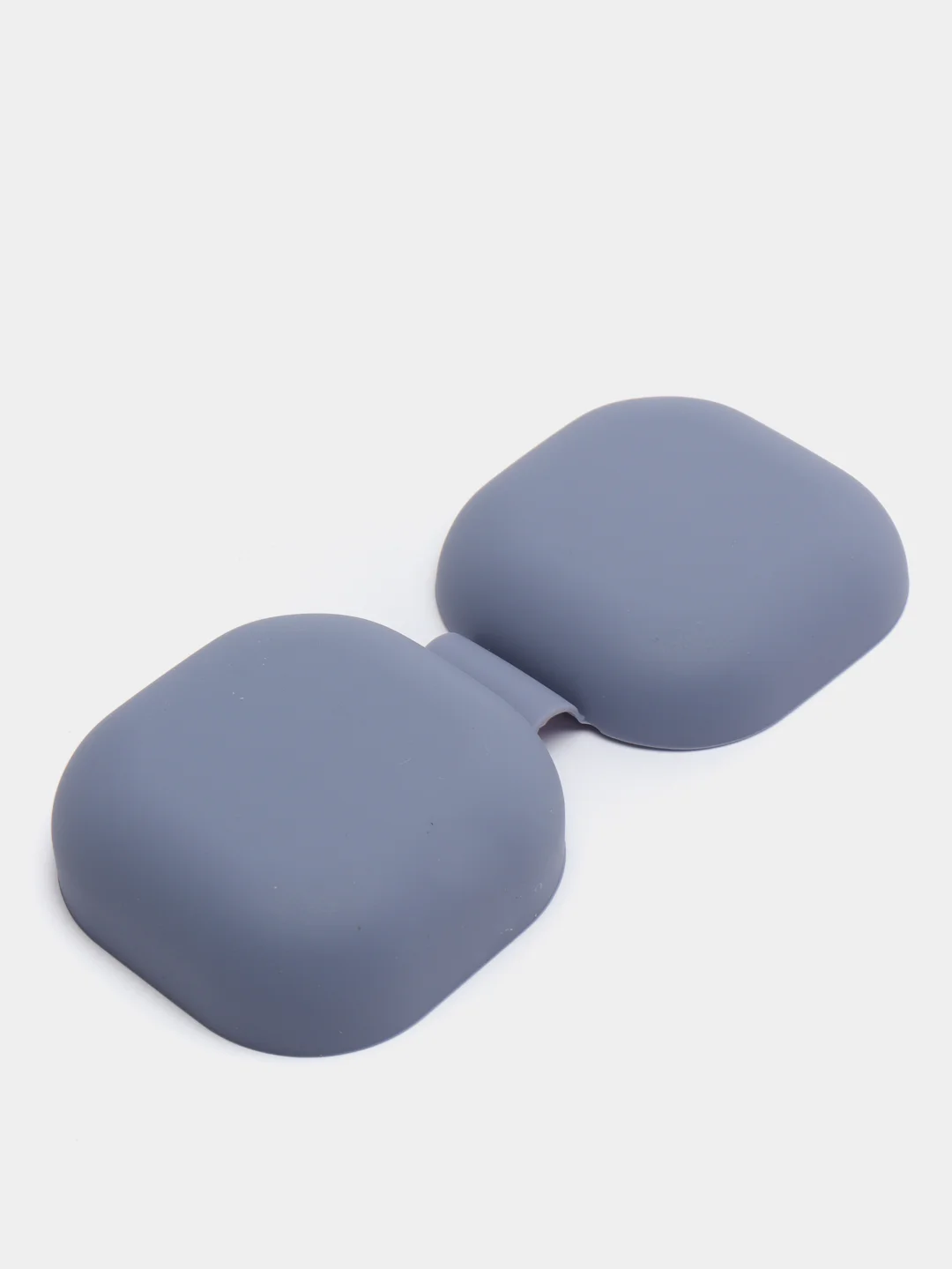 Серый cиликоновый чехол для наушников Samsung Galaxy Buds Pro/Buds Live/Buds 2 с карабином