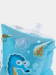 Голубой нарукавники для плавания "Морской мир", 21 x 13 см, материал 0.18 мм