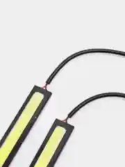 Белый светодиодные дневные ходовые огни и подцветка салона для автомобиля, 17 см
