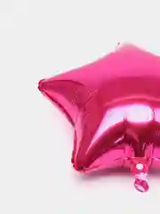 Фуксия шар звезда фольгированный 19", 50 см