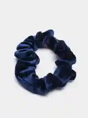 Индиго резинка бархатная для волос
