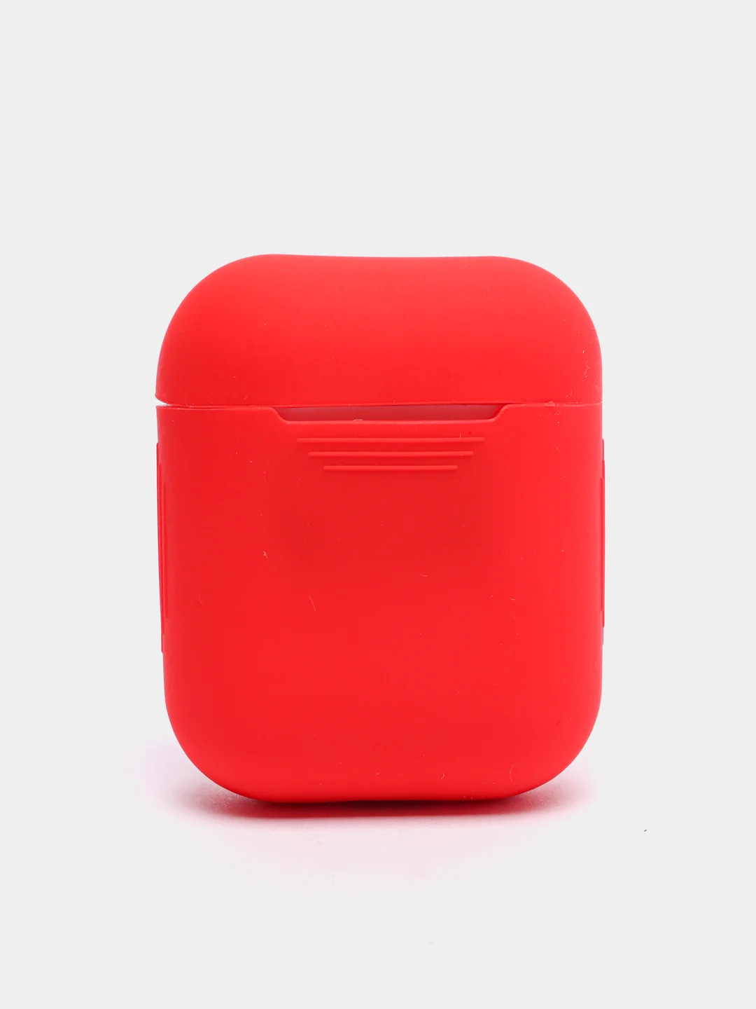 Красный силиконовый чехол для наушников AirPods 2