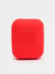 Красный силиконовый чехол для наушников AirPods 2