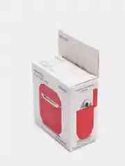 Красный силиконовый чехол для наушников AirPods 2