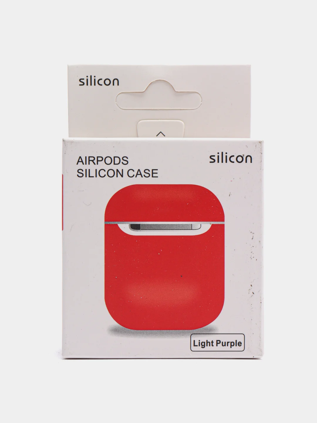 Красный силиконовый чехол для наушников AirPods 2