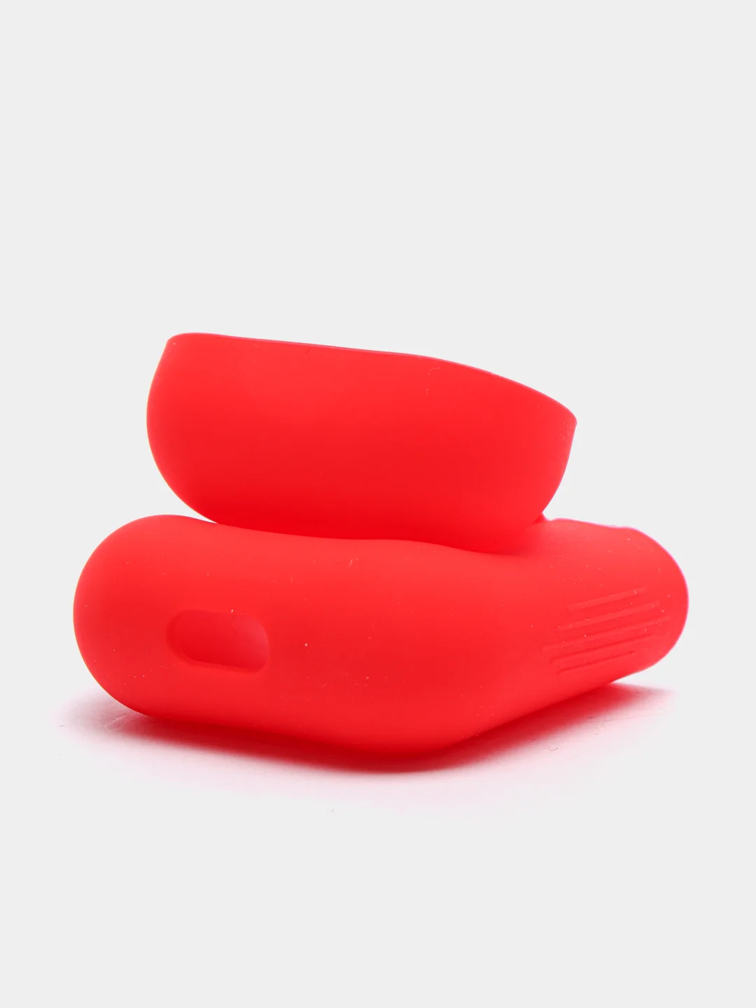Красный силиконовый чехол для наушников AirPods 2