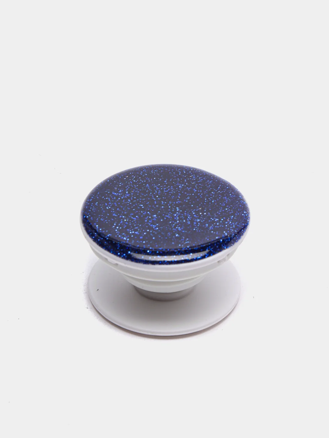 Темно-синий держатель "PopSocket" для телефона, с блестками, перламутровый