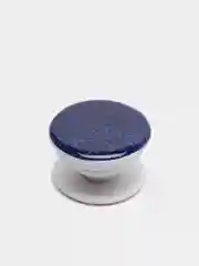 Темно-синий держатель "PopSocket" для телефона, с блестками, перламутровый