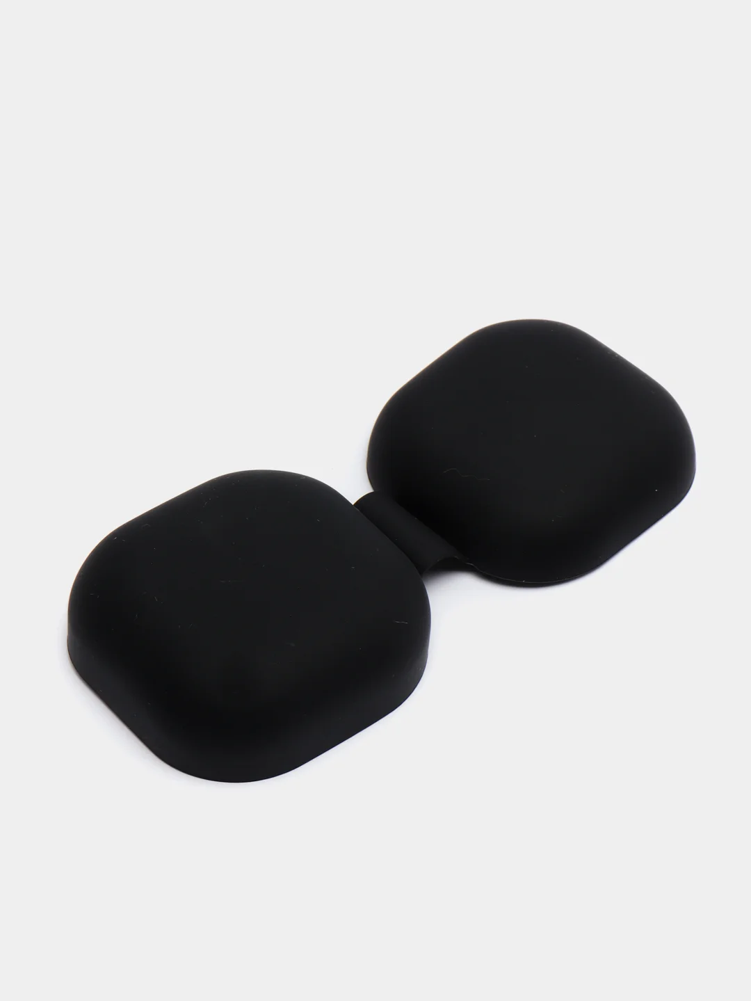 Черный cиликоновый чехол для наушников Samsung Galaxy Buds Pro/Buds Live/Buds 2 с карабином