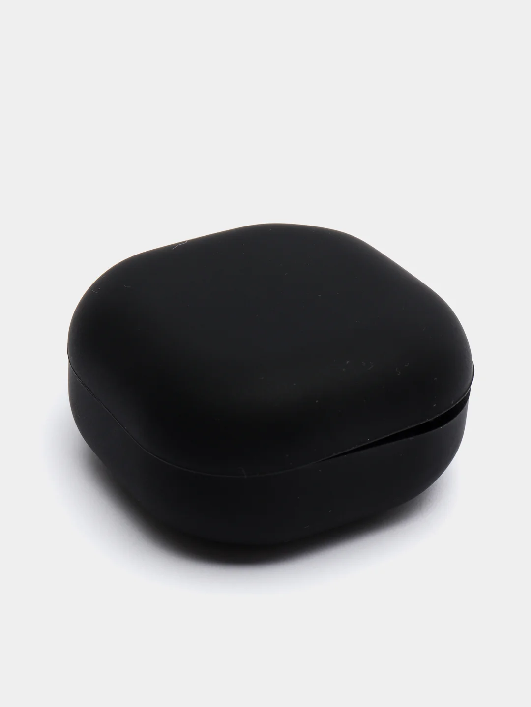 Черный cиликоновый чехол для наушников Samsung Galaxy Buds Pro/Buds Live/Buds 2 с карабином
