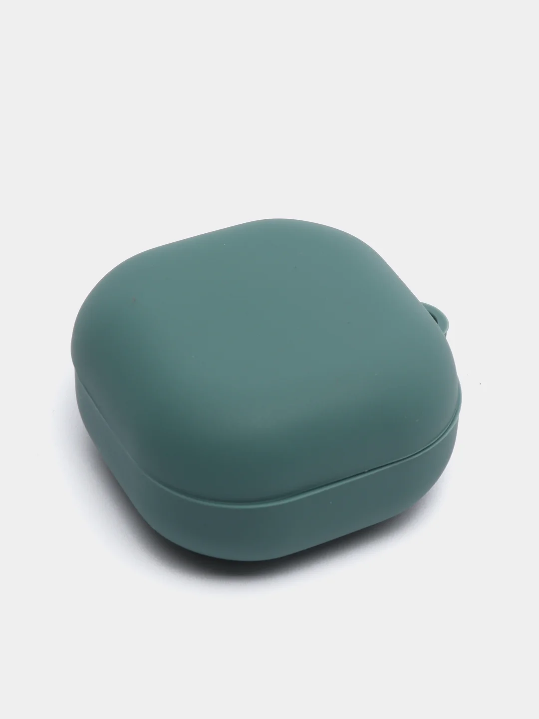 Зелёный хаки cиликоновый чехол для наушников Samsung Galaxy Buds Pro/Buds Live/Buds 2 с карабином