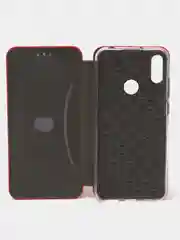 Красный чехол книжка на Honor 8A, 8A Prime, Huawei Y6 2019, У6 Prime, Y6s (Хуавей Хонор 8А, 8А Прайм)