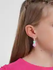Лавандовый серьги "Фрукты" для девочек