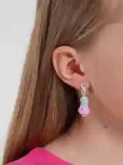 Лавандовый серьги "Фрукты" для девочек