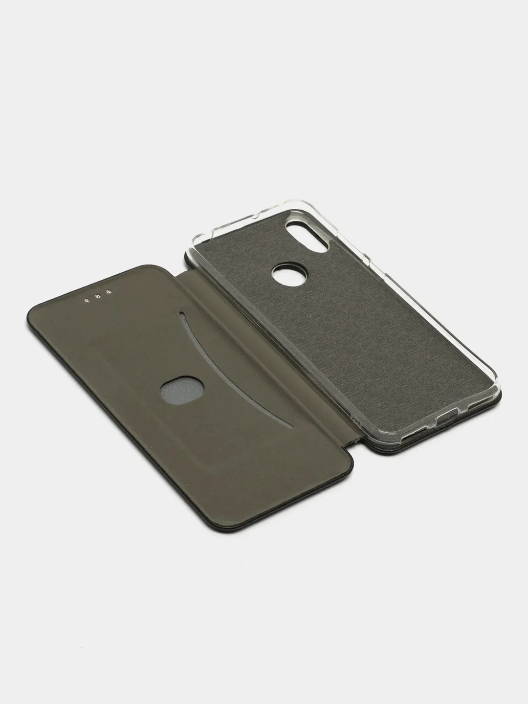 Черный чехол книжка на Honor 8A, 8A Prime, Huawei Y6 2019, У6 Prime, Y6s (Хуавей Хонор 8А, 8А Прайм)